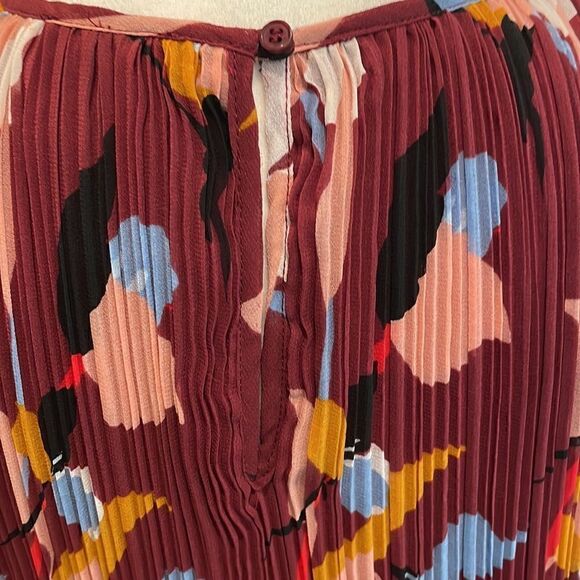 Halogen Burgundy Liza Floral Dress - Picture 4 of 7